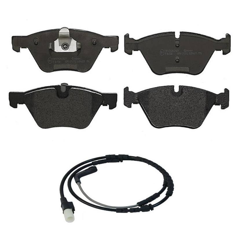 Brembo BMW Brakes Kit Pads Front (LowMet) (with Sensor) 34116797859